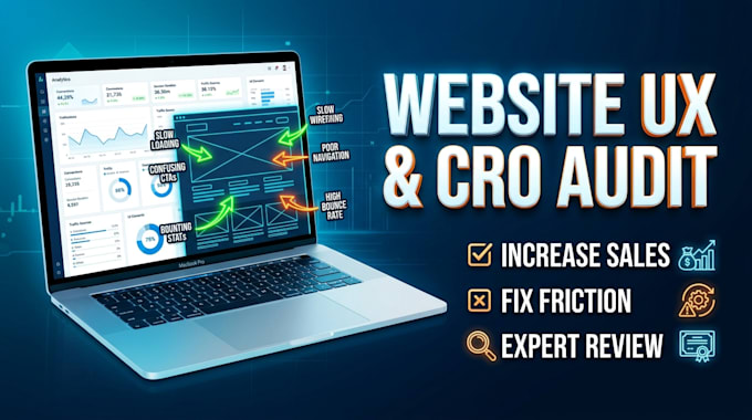 do a website UX audit and cro audit to boost sales