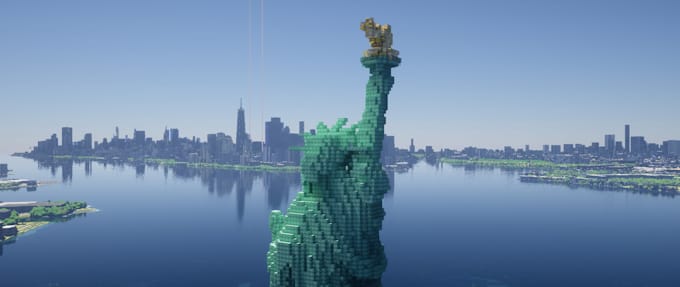 recreate real life cities and locations in minecraft