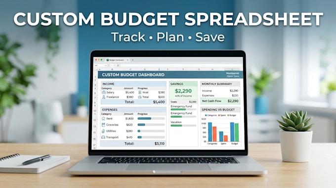 do custom budget spreadsheet