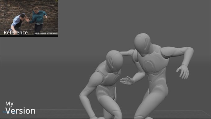 create realistic 3d action and combat character animation
