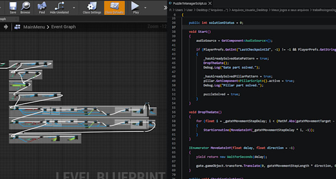 do 3d level design, specifically scripting, on unity or unreal