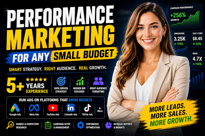 create and manage performance marketing campaigns