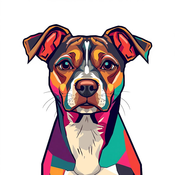 draw your pet as vector art