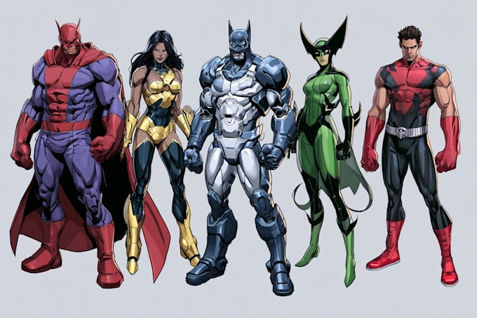 create comic book art