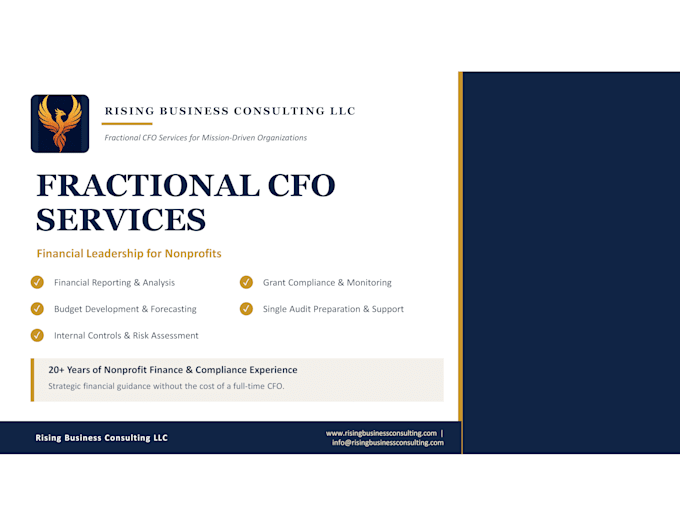 provide nonprofit financial consulting
