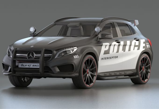 model compact performance suv for highway patrol,rig system,futuristic car model