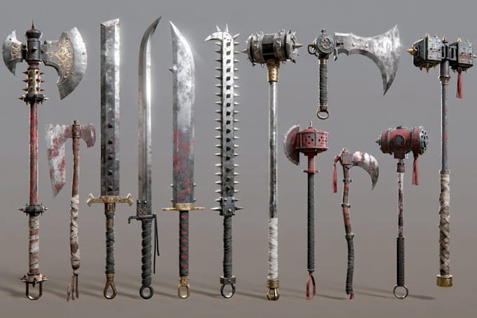 design your fantasy and dnd weapons