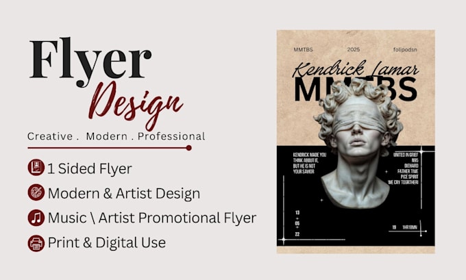 create modern and professional flyer