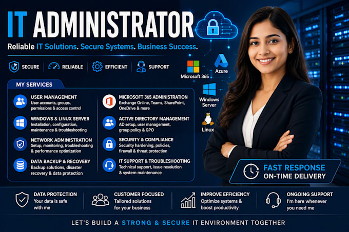 be your windows server administrator