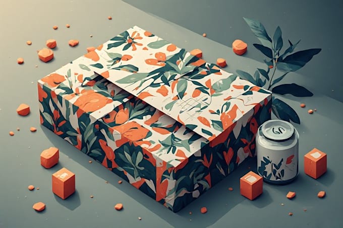 design premium product packaging design, box design