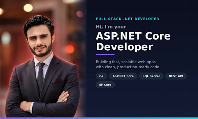 develop a full stack web application using aspdotnet core