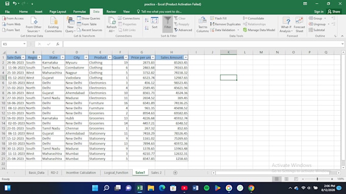 clean, format excel data