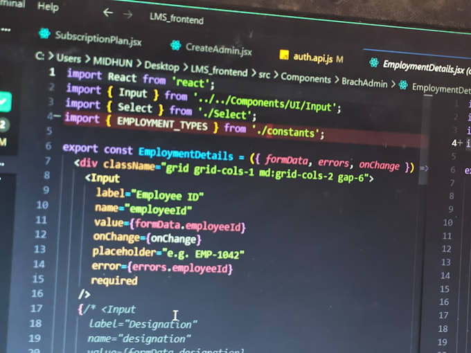 build a modern responsive react website for your business