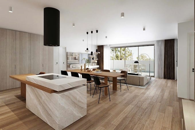 create photorealistic interior 3d renderings for your project