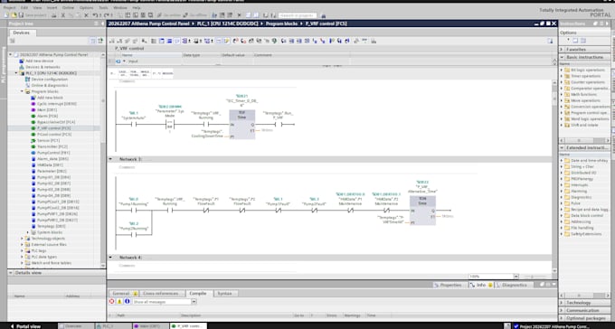 program siemens s7 1200 and mitsubishi fx