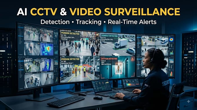 build cctv video surveillance and object detection system