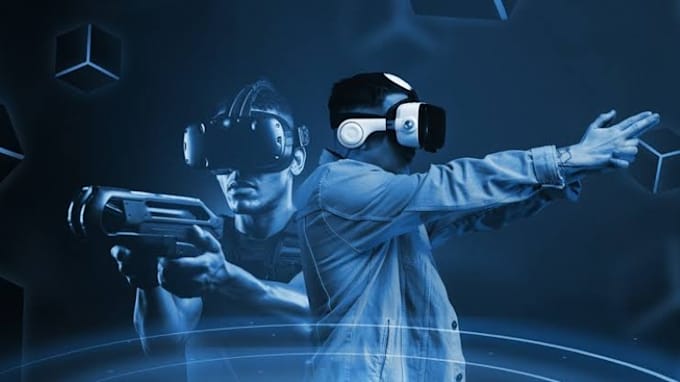 develop 3d web3 vr game, p2e VR fps blockchain and multiplayer  VR game in unity