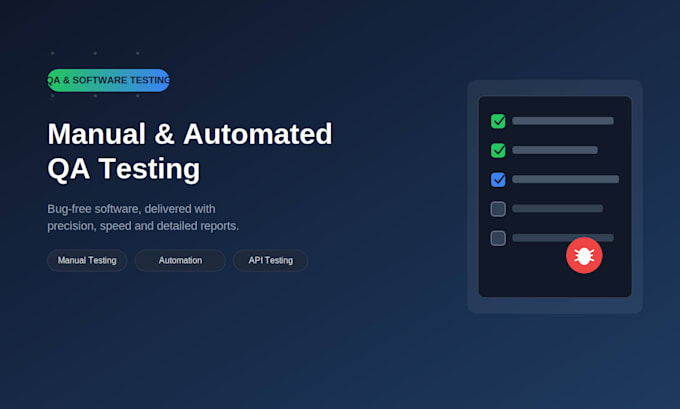 perform manual and automated QA software testing