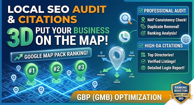 l do top local citations and an in depth local SEO audit
