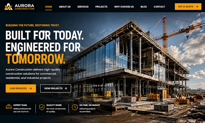 design wix roofing website contractor quote request plumbing cleaning website