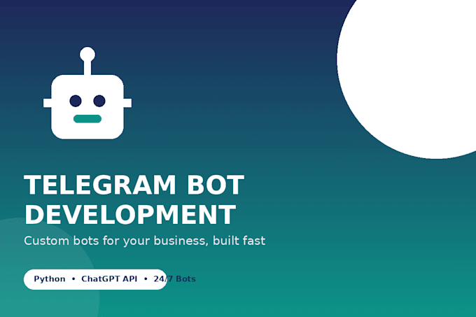 build a custom telegram bot for your business