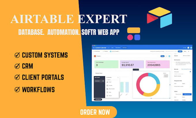 setup airtable database, automation ,softr webapp ,be airtable automation expert