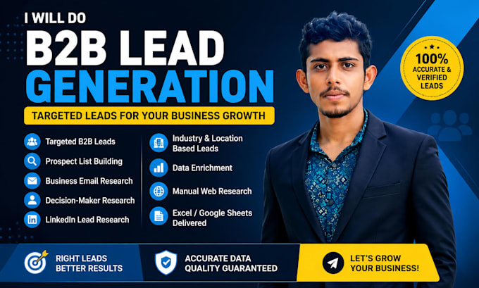 build a targeted b2b lead generation and email list