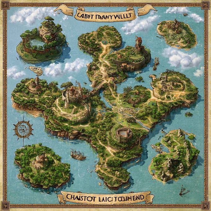 draw a map illustration for your project