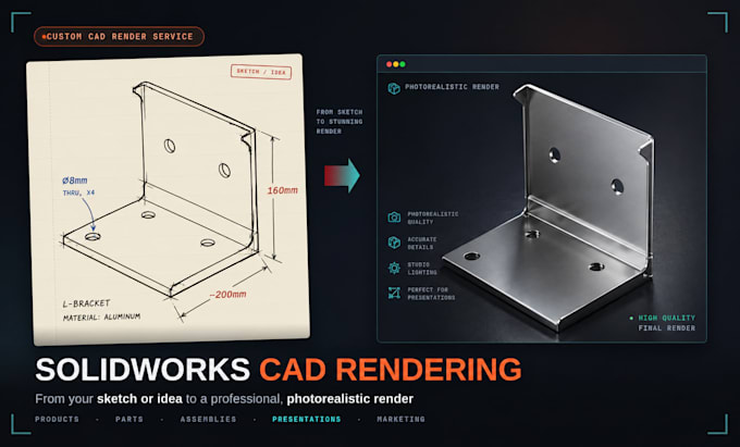 create high quality renders from your cad model