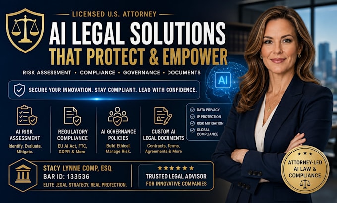 draft ai regulatory compliance documents as a US attorney