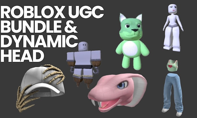create roblox ugc bundle, ugc bundle , dynamic head, ugc accessories ugc items