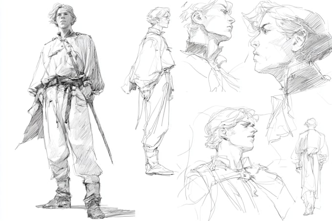 sketch your favorite character