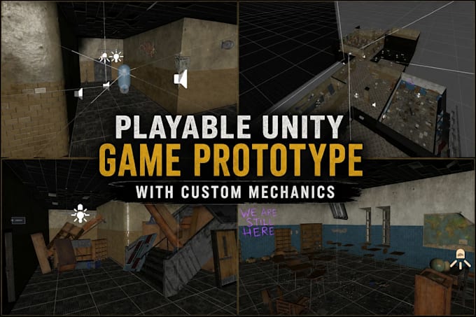 build a playable unity game prototype with custom mechanics