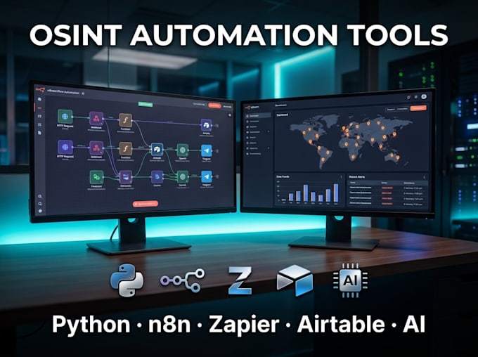 build custom osint automation tools and python scrapers