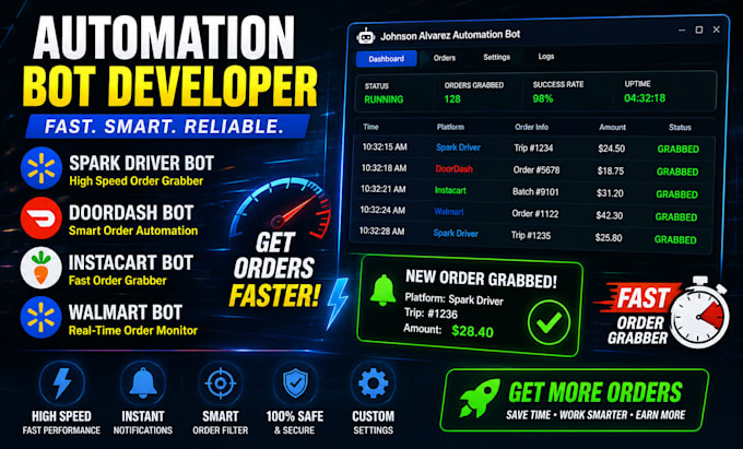 create delivery driver automation software with alerts and dashboards