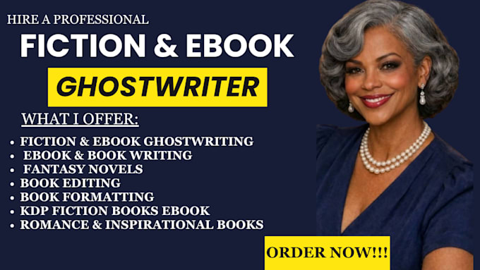 be fiction ebook ghostwriter, fantasy book ghostwriter