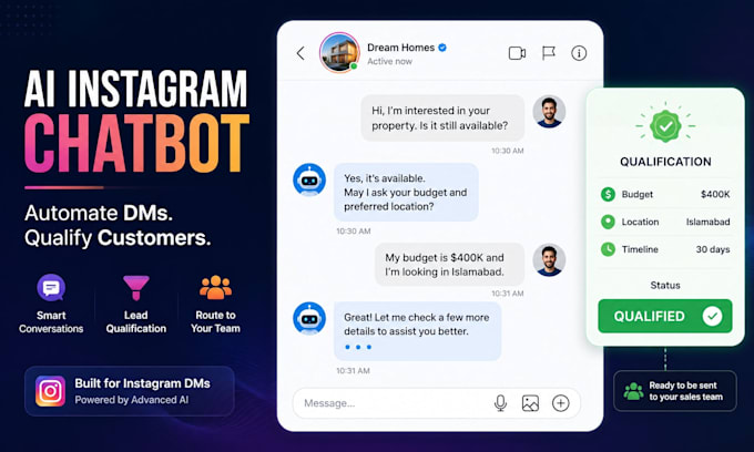build an ai instagram chatbot for lead qualification