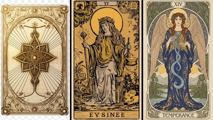 create custom tarot deck, oracle deck and affirmation cards