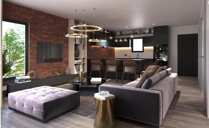 provide super realistic 3d rendering for architecture