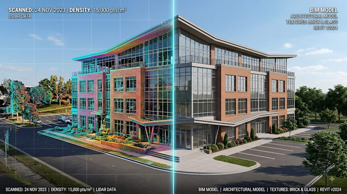 do scan to bim and convert point cloud to 3d revit model