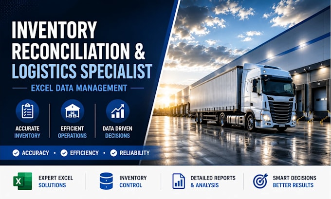 do inventory reconciliation and logistics data management in excel