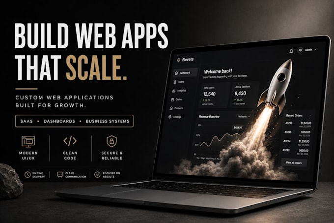 develop a custom web application