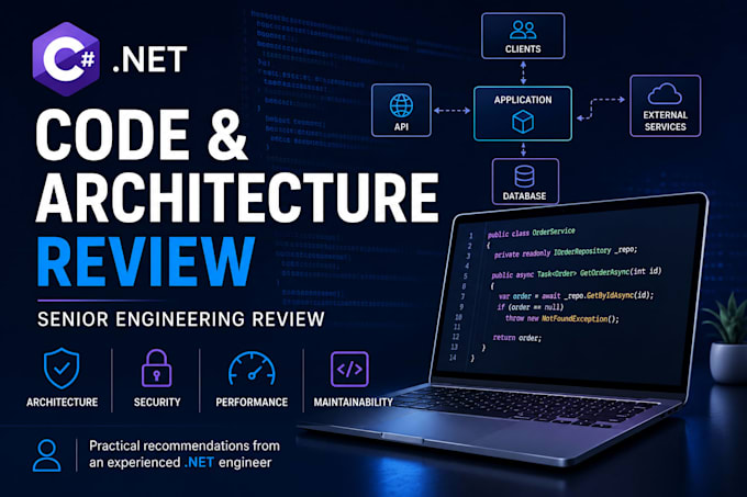 review your c sharp dot net code and API architecture