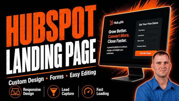 build a custom hubspot landing page