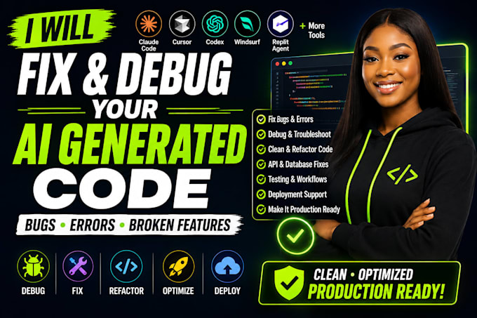 fix, debug and optimize ai generated code