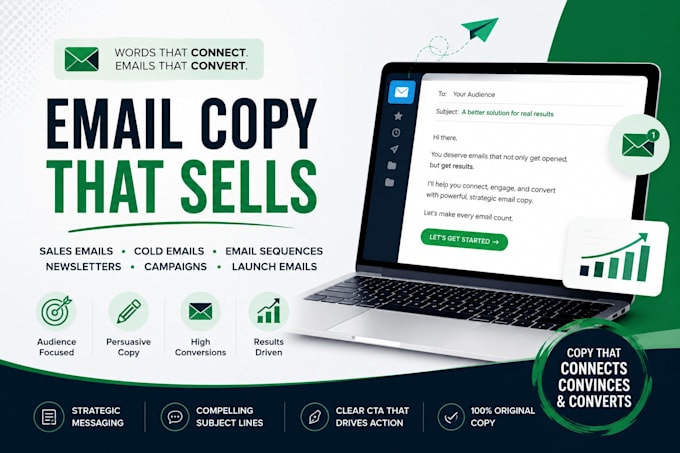 write high converting sales emails and email sequences