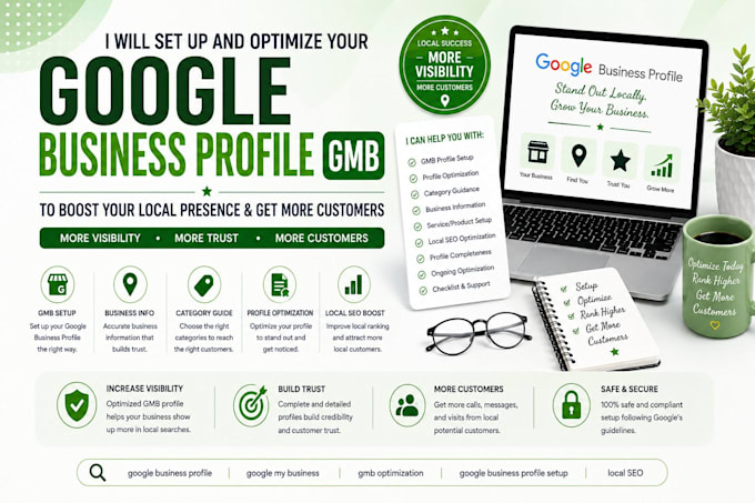 set up and optimize your google business profile gmb