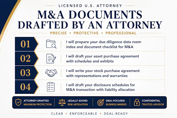 professionally prepare your due diligence checklist for business acquisition