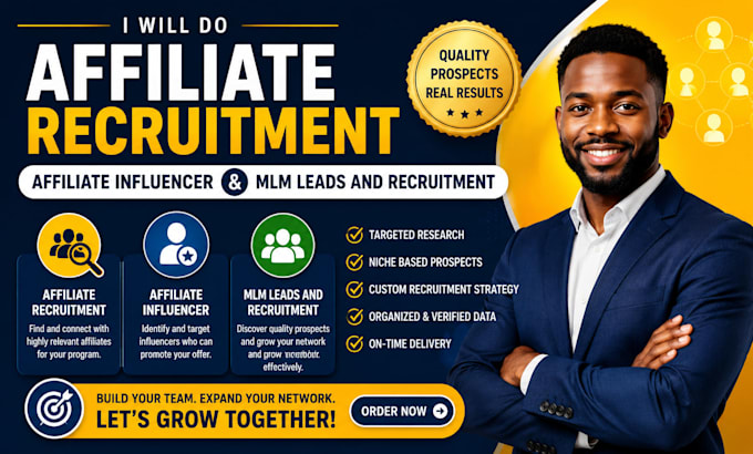 do affiliate recruitment affiliate influencer and MLM leads