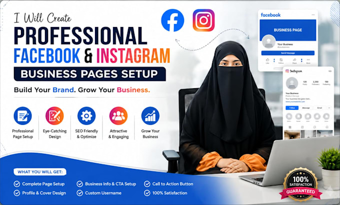 setup facebook and instagram business pages